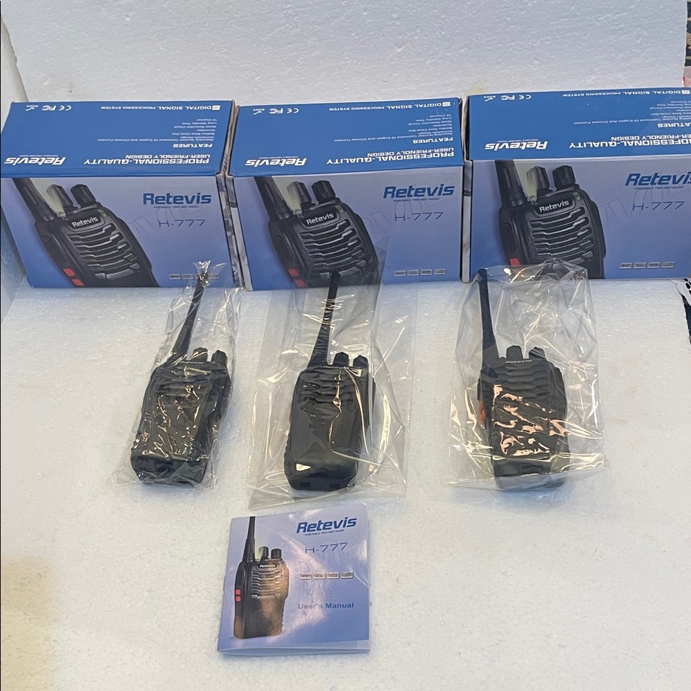 Retevis H-777 Two-Way Radios portable handheld 16 channel walkie-talkies